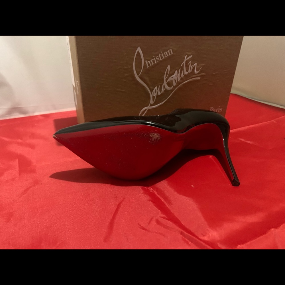 ChristianLouboutin Hot Chick stiletto Pump , Black Size 38.5/7.5US - Picture 6 of 7